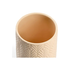 Recipient depozitare alimente portocaliu-piersica din ceramica cu capac, 720 ml, Φ10 x 15 cm Leaves Zeller