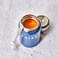 Recipient etans din inox pentru mancare 500 ml albastru Friss