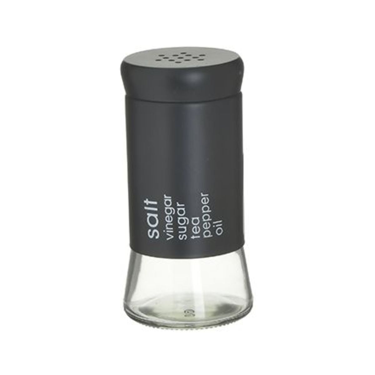 Recipient negru pentru mirodenii, din sticla, Φ6X11 Inart, 1, hectarul.ro