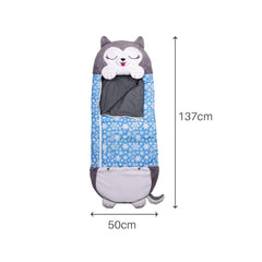 SAC DE DORMIT 2 IN 1 HUSKY KODIAK, PLIABIL, PORTABIL,137X50CM, GRI, 3-8 ANI, WJ6141-D