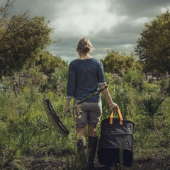 Sac mediu de gradina Fiskars PopUp Ergo, 175 L