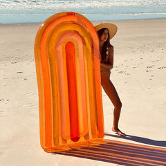 Saltea gonflabila 105x160x18 cm Sunnylife Rainbow