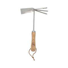 Sapaliga dubla din inox si lemn 30 cm Esschert Design