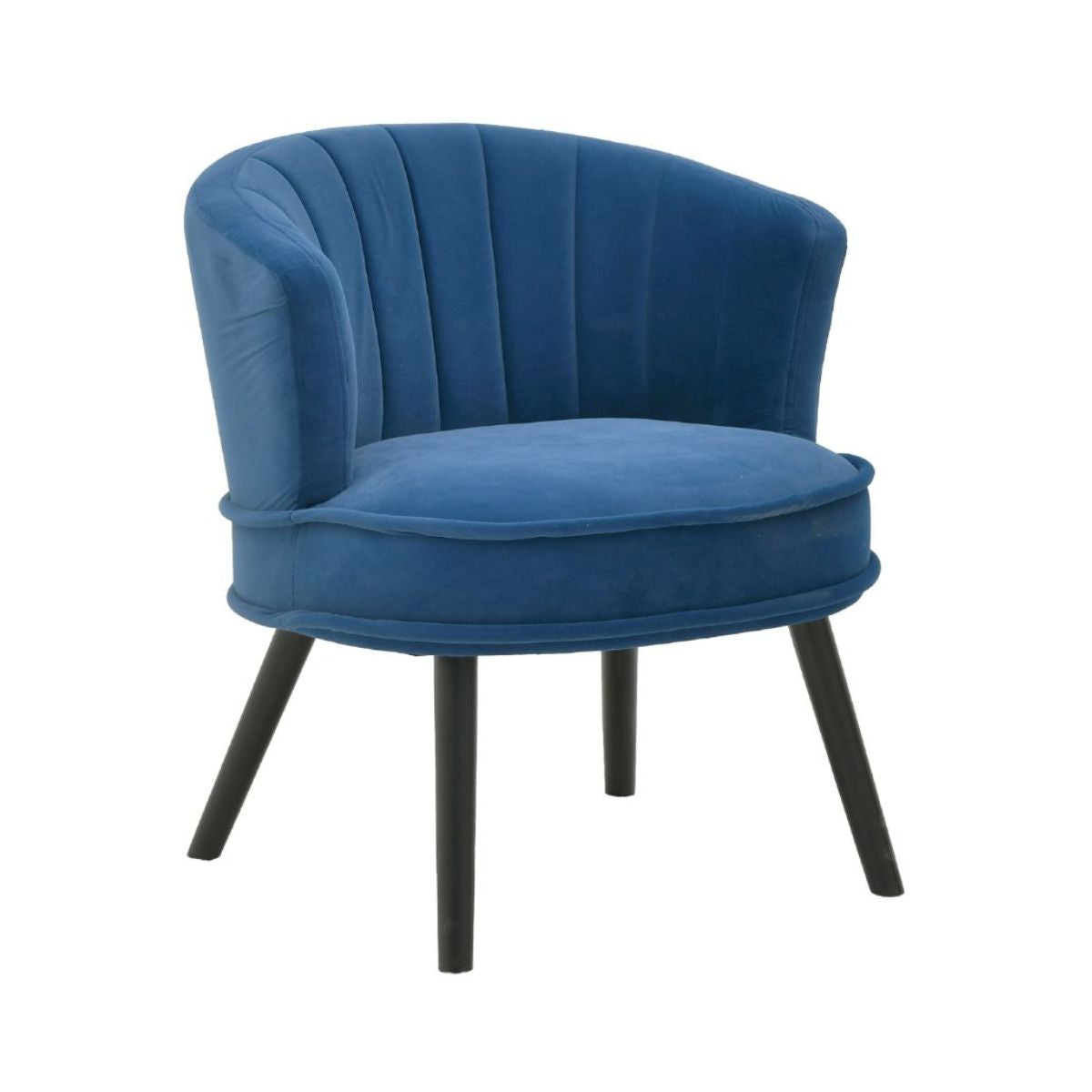 Scaun catifea albastru 70x68x73/45, 1, hectarul.ro