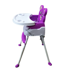 Scaun cu masa 3in1 pentru copii, transformabil in scaunel, masuta detasabila, model Teddy Bear , Jolly Kids™ MOV