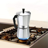 Hectarul - Espressor pentru aragaz, din aluminiu , capacitate 6 cesti , Grunberg GR494