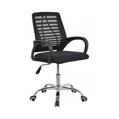 Scaun de birou reglabil pe inaltime, negru, 47,5x61,2x89 cm, Mid Back Mesh Chair