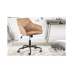 Scaun de birou taupe vintage Turin Invicta