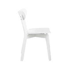 Scaun dining alb din lemn Roxby Actona