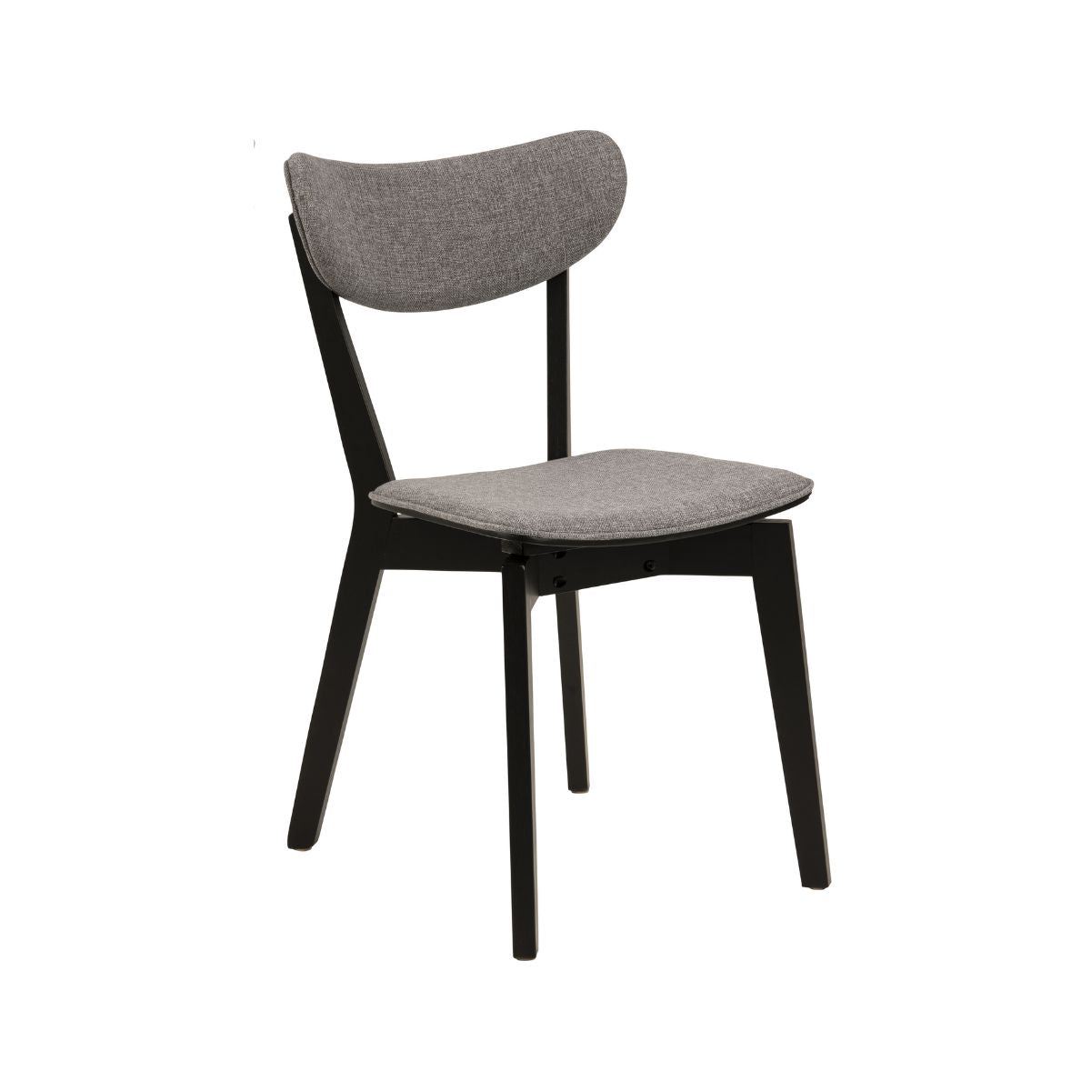 Scaun dining gri din lemn si textil Roxby Actona, 1, hectarul.ro