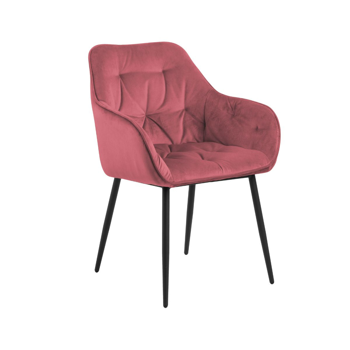 Scaun dining roz coral textil Brooke Actona, 1, hectarul.ro