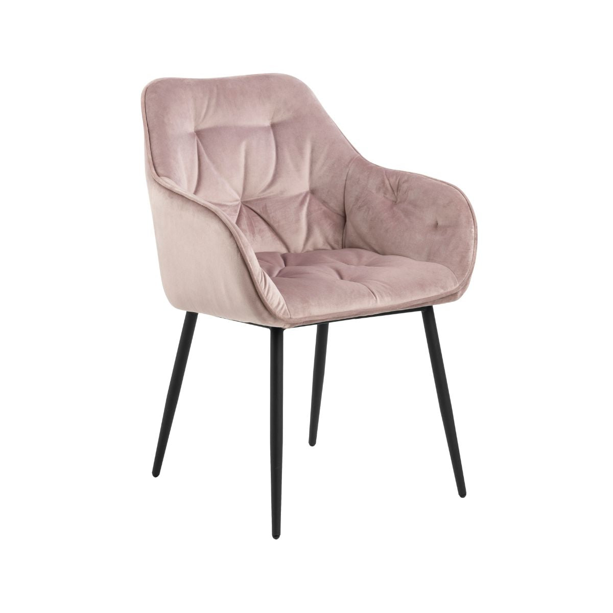 Scaun dining roz pal textil Brooke Actona, 1, hectarul.ro