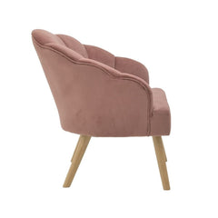 Scaun velvet roz 63x73x083/42