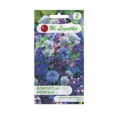 Seminte amestec flori de vara albastre, 0,8 gr, LEGUTKO