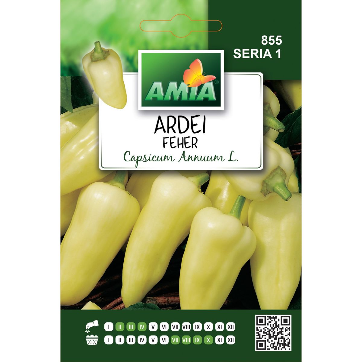 Seminte Ardei FEHER A AMIA 0.8gr, 1, hectarul.ro