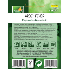 Seminte Ardei FEHER A AMIA 0.8gr