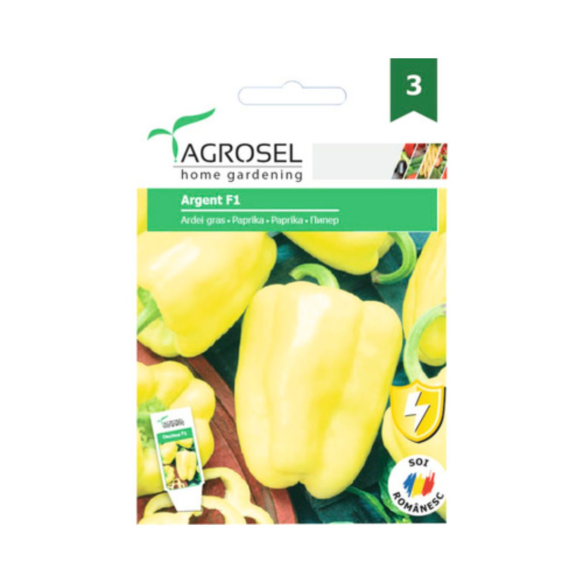 Seminte Ardei Gras Argent F1 Agrosel 20 sem, 1, hectarul.ro