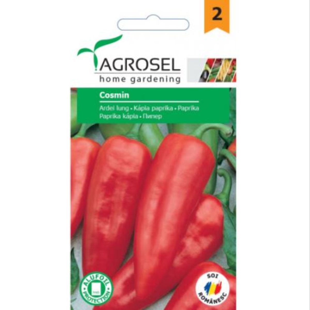 Seminte Ardei lung Cosmin ** Agrosel 1 g, 1, hectarul.ro