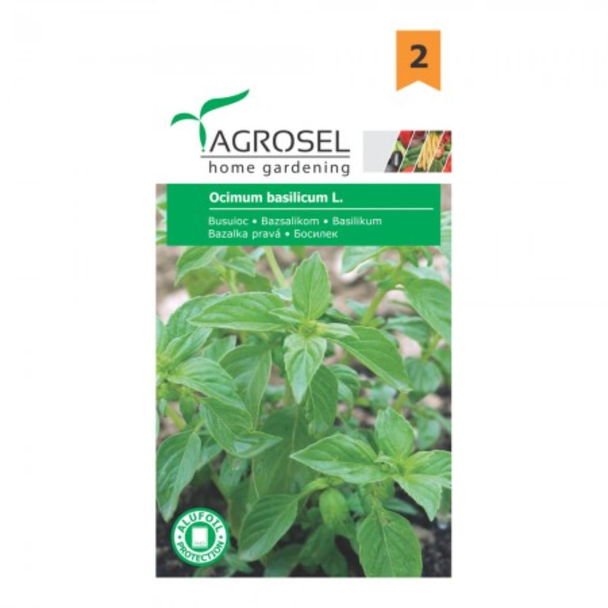 Seminte aromatice Busuioc Agrosel 2 g, 1, hectarul.ro