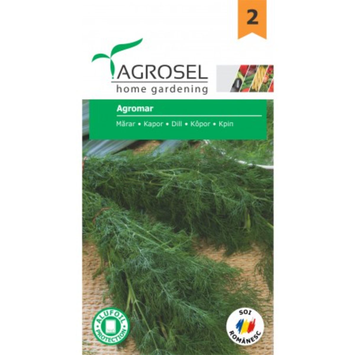 Seminte aromatice Marar Agromar Agrosel 3.5 g, 1, hectarul.ro