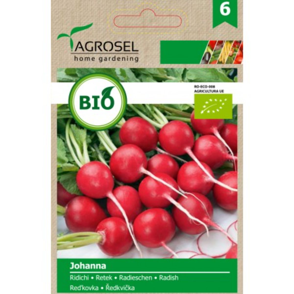 Seminte bio Ridichi Johanna ECO Agrosel 3 g, 1, hectarul.ro