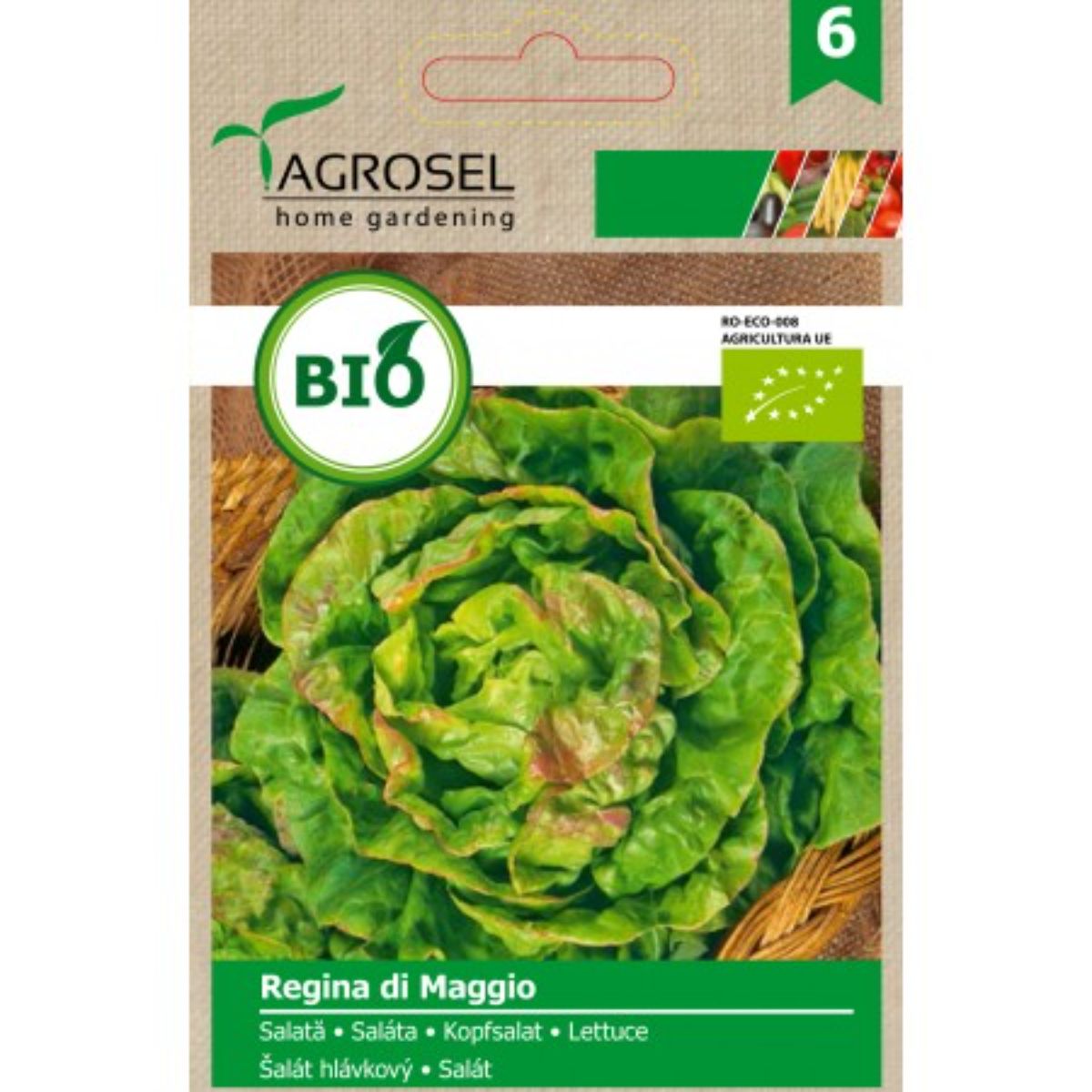 Seminte bio Salata Regina di Maggio ECO Agrosel 2.5 g, 1, hectarul.ro