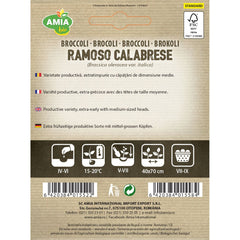 Seminte Broccoli Ramoso Calabrese BIO AMIA 2.5gr