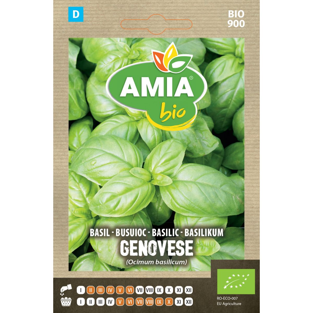 Seminte Busuioc Genovese BIO AMIA 1gr, 1, hectarul.ro