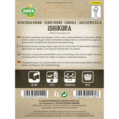 Seminte Ceapa Verde Blanc Ishikura BIO AMIA 0.3gr