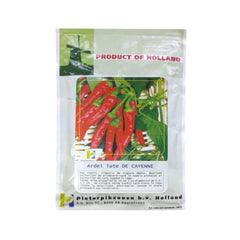 Seminte de ardei iute De Cayenne, 10 grame