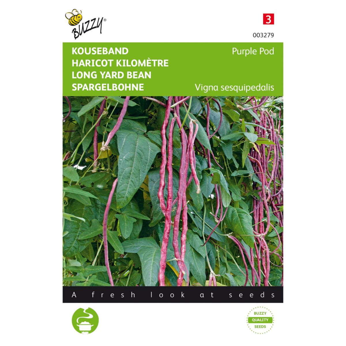 Seminte de fasole la metru VIOLET, 6 grame, BUZZY, 1, hectarul.ro