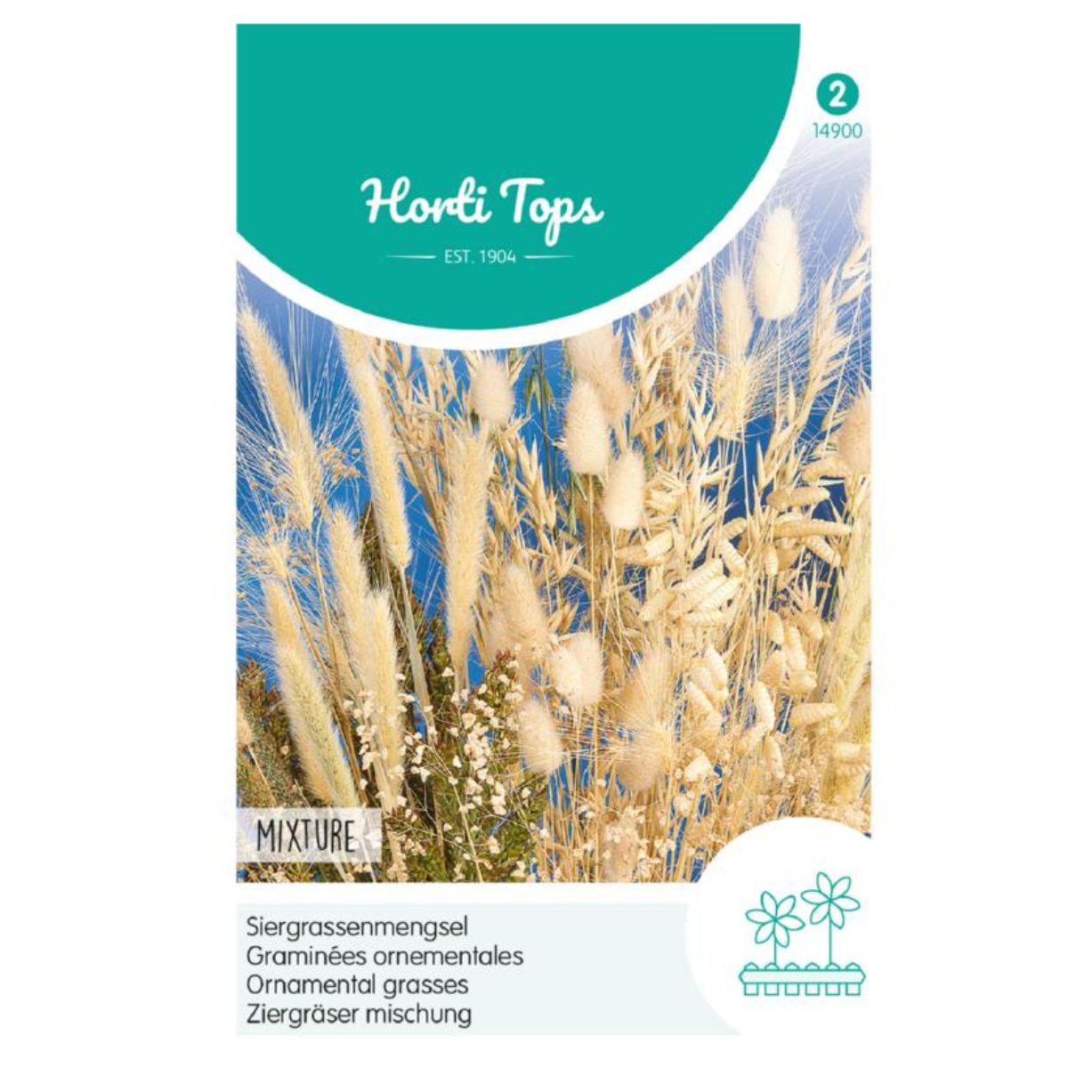 Seminte de iarba ornamentala, 0,75 grame, Hortitops, 1, hectarul.ro