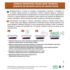 Seminte de Microplante de Varza rosie- 3 g