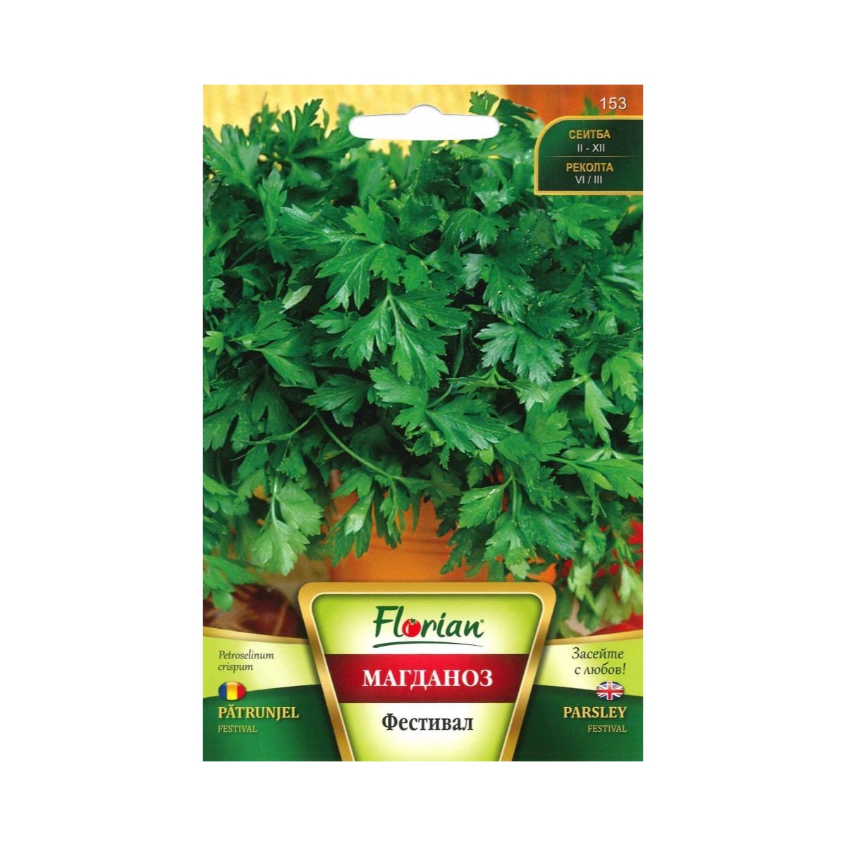 Seminte de patrunjel FESTIVAL, FLORIAN, 5g, 1, hectarul.ro