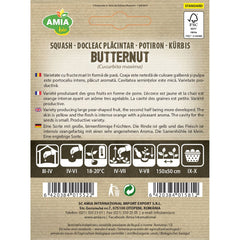 Seminte Dovleac Placintar Butternut BIO AMIA 0.3gr