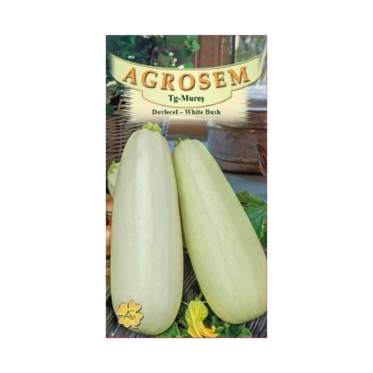 Seminte Dovlecel White Bush AGROSEM 20 g, 1, hectarul.ro