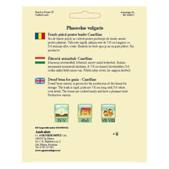 Seminte Fasole piticaboabe Cannellino TRATAT  AGROSEM 100 g