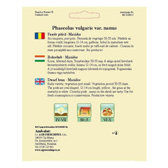 Seminte Fasole pitica galbena rotunda Maxidor TRATAT AGROSEM 100 g