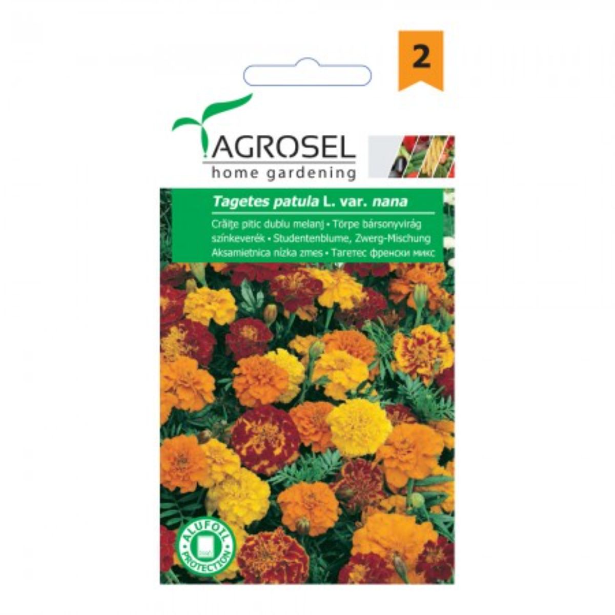 Seminte flori Craite pitic dublu melanj. Agrosel 1 g, 1, hectarul.ro