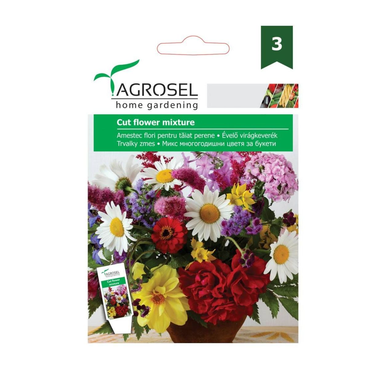 Seminte flori perene pentru taiat, 4 grame, AGROSEL, 1, hectarul.ro