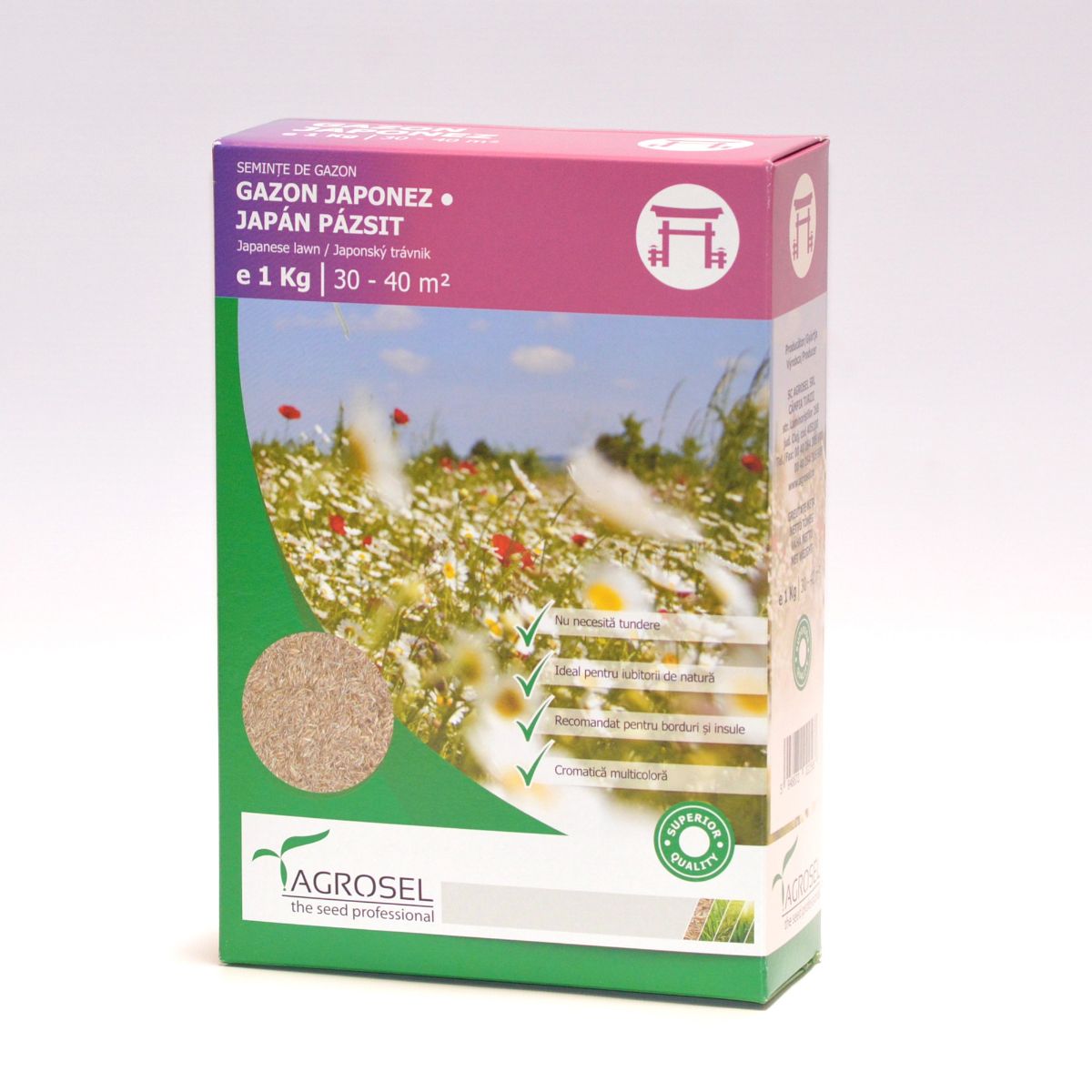 Seminte Gazon Japonez Agrosel 1 kg, 1, hectarul.ro