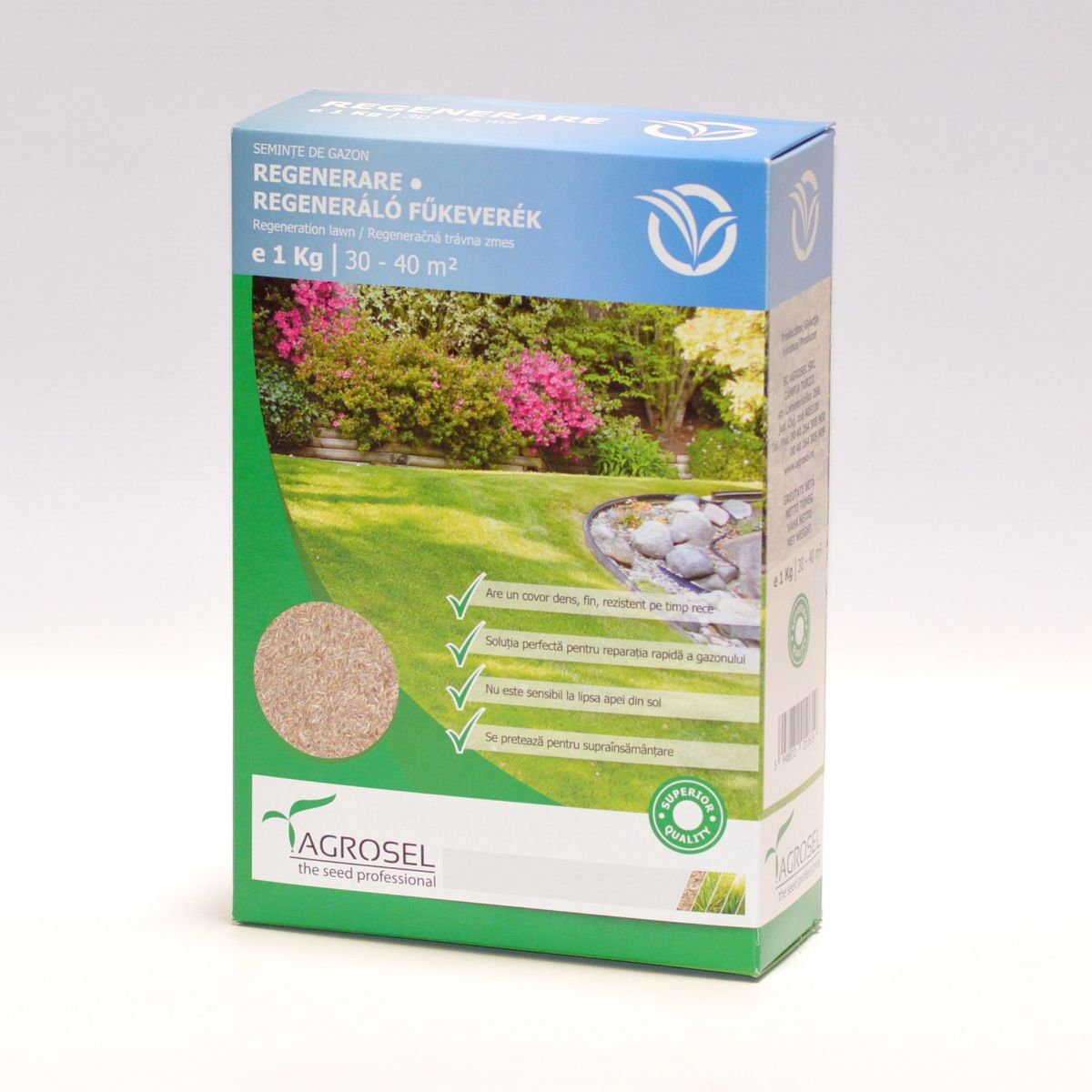 Seminte Gazon Regenerare Agrosel 1 kg, 1, hectarul.ro