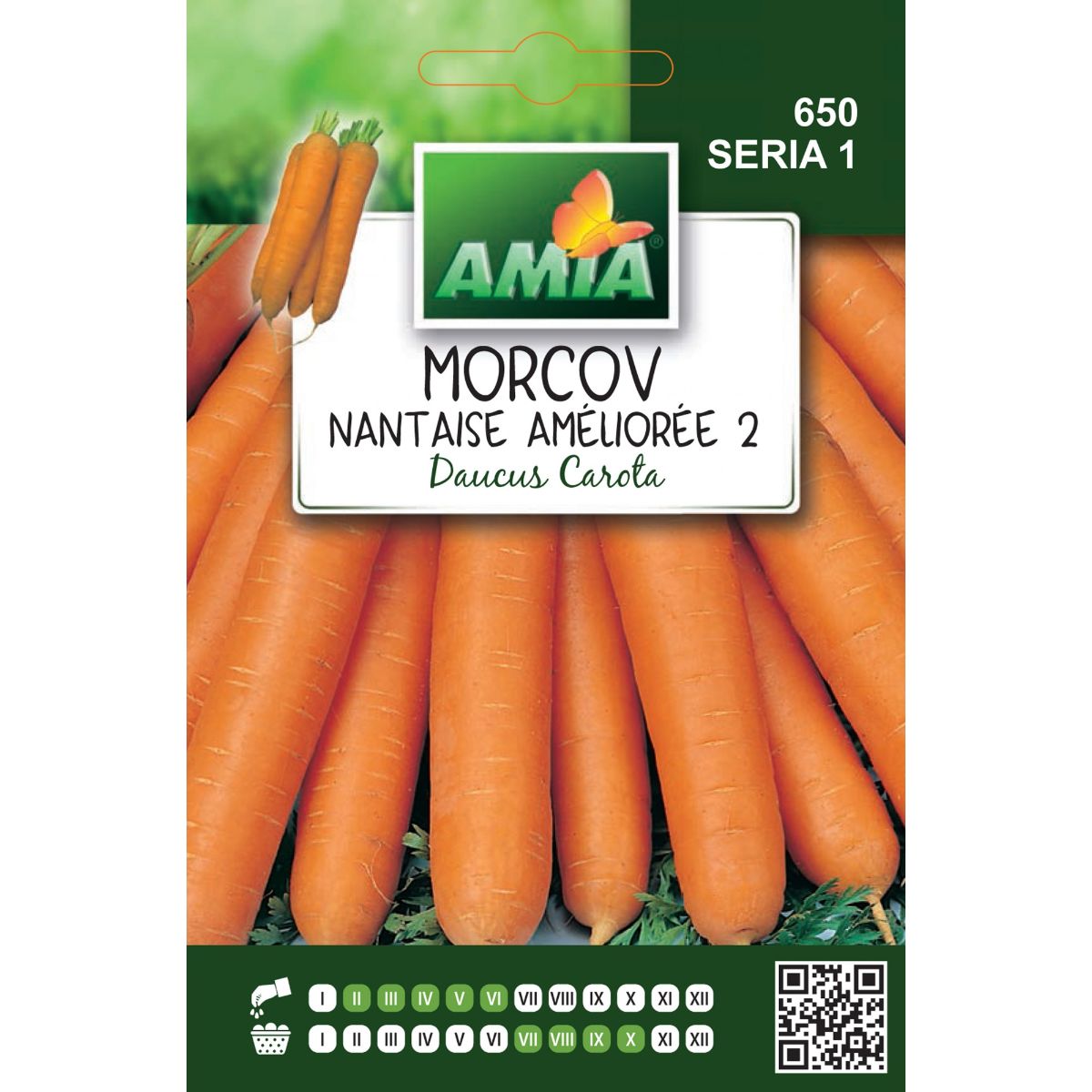 Seminte Morcov NANTAISE AMELIOREE A AMIA 4gr, 1, hectarul.ro