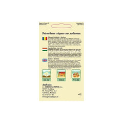 Seminte pe banda Patrunjel radacina Berliner AGROSEM 3 benzi