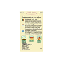 Seminte pe banda Ridichi de luna Cherry Belle AGROSEM 3 benzi