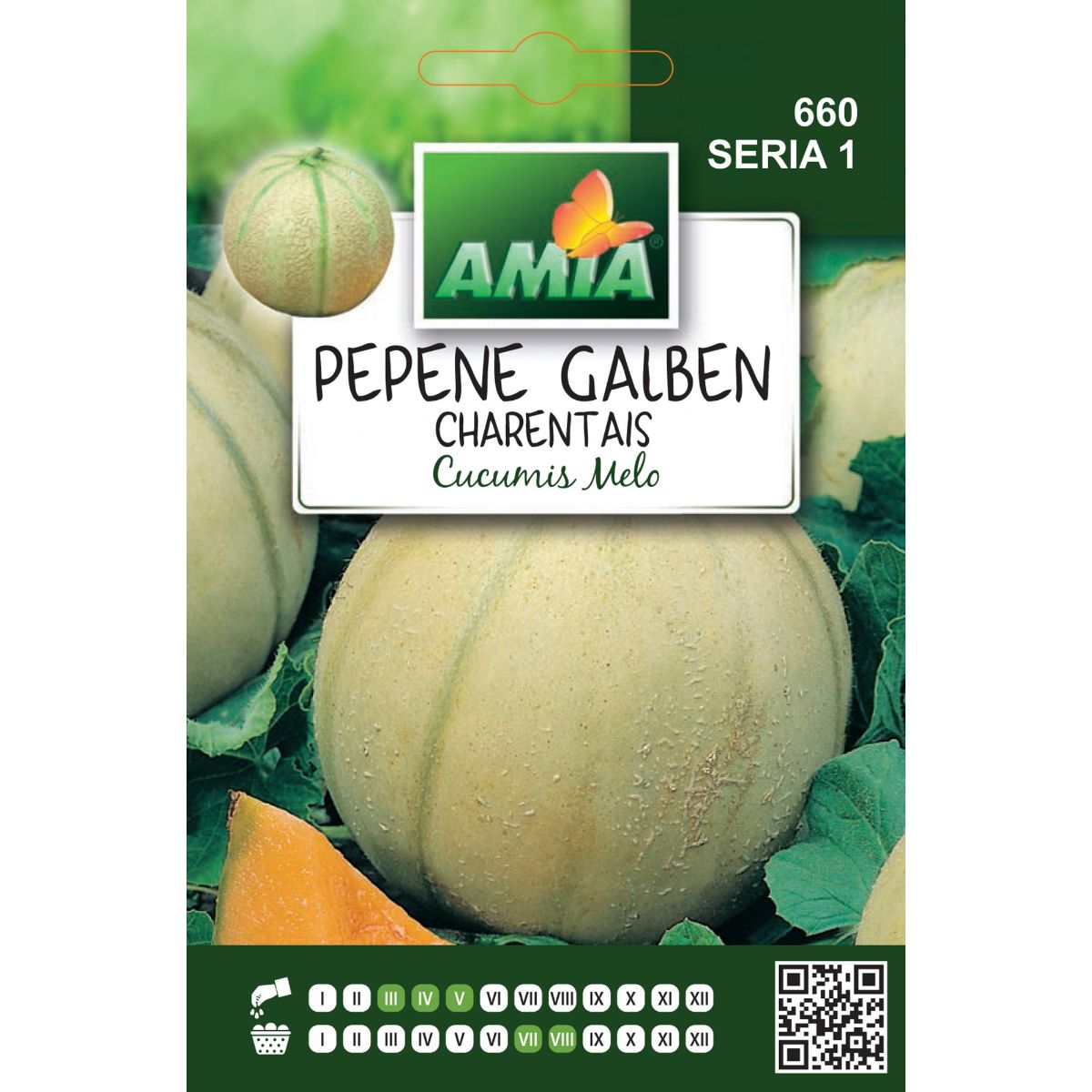 Seminte Pepene galben CHARENTAIS A AMIA 1.5gr, 1, hectarul.ro