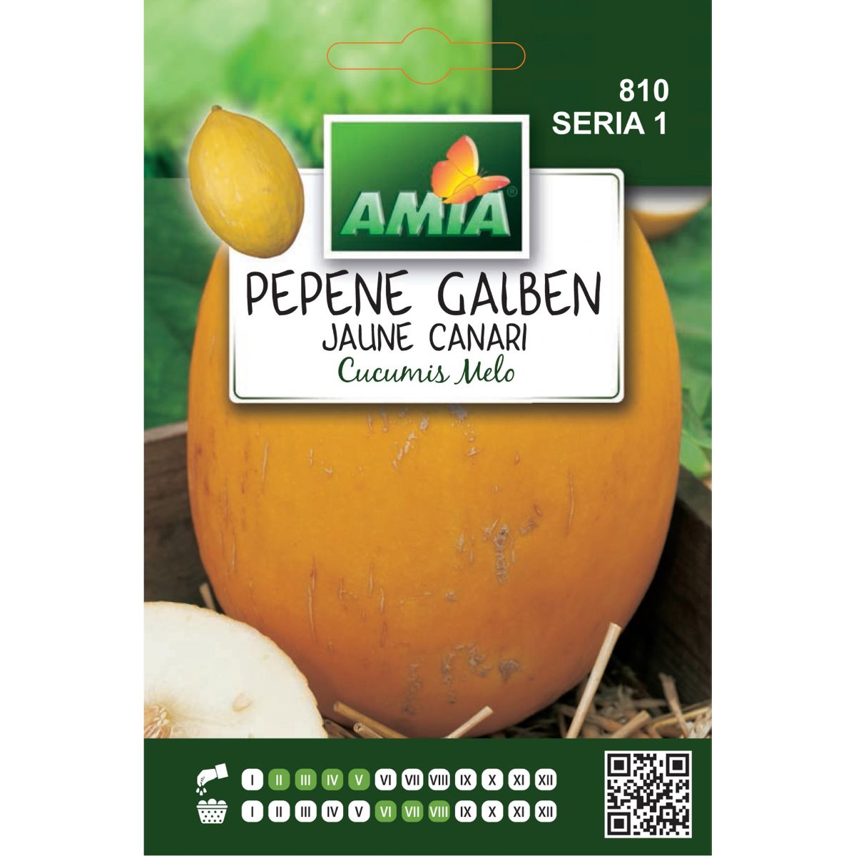Seminte Pepene galben JAUNE CANARI A AMIA 2gr, 1, hectarul.ro