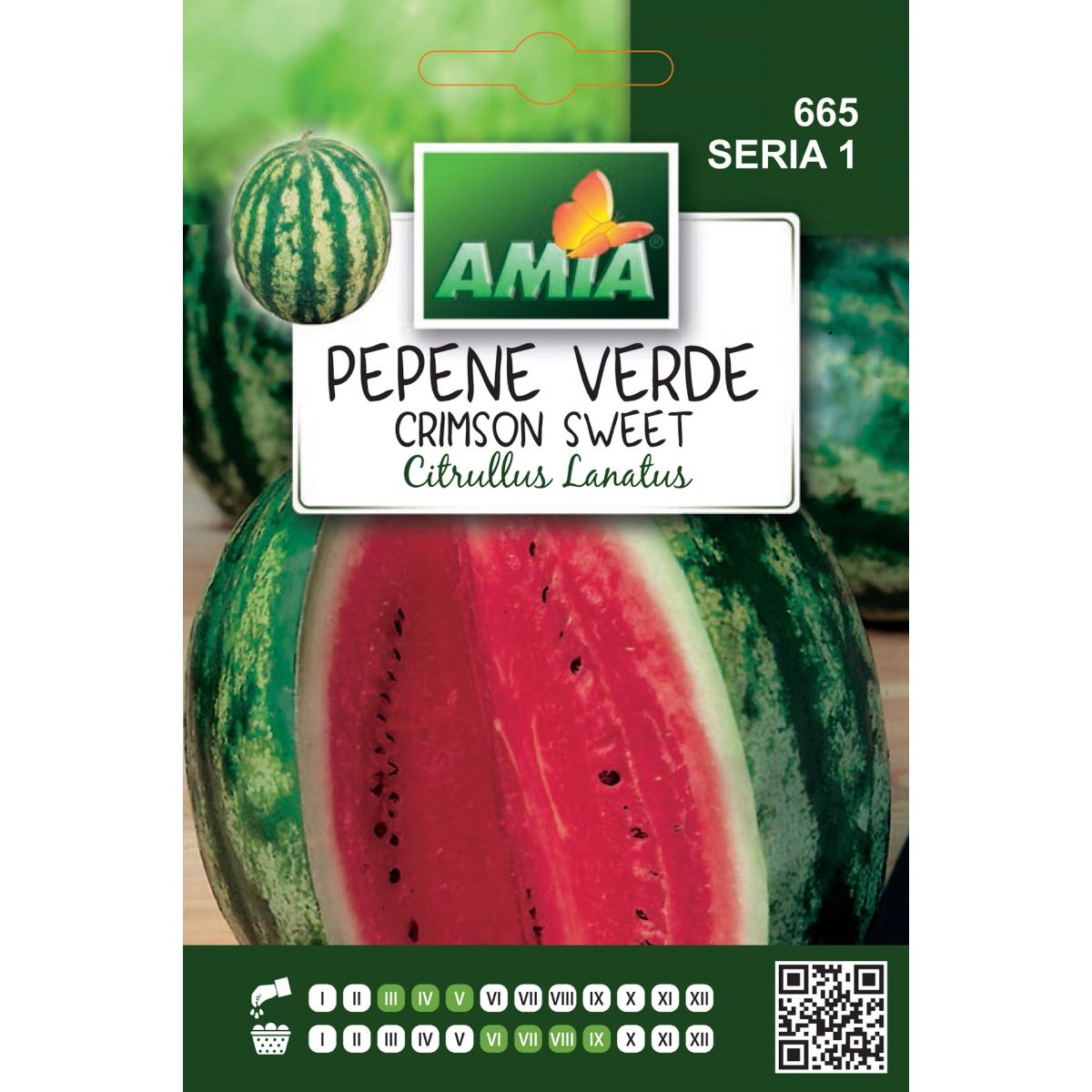 Seminte Pepene verde CRIMSON SWEET A AMIA 2gr, 1, hectarul.ro