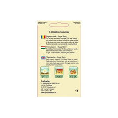 Seminte Pepene verde Sugar Baby AGROSEM 10 g