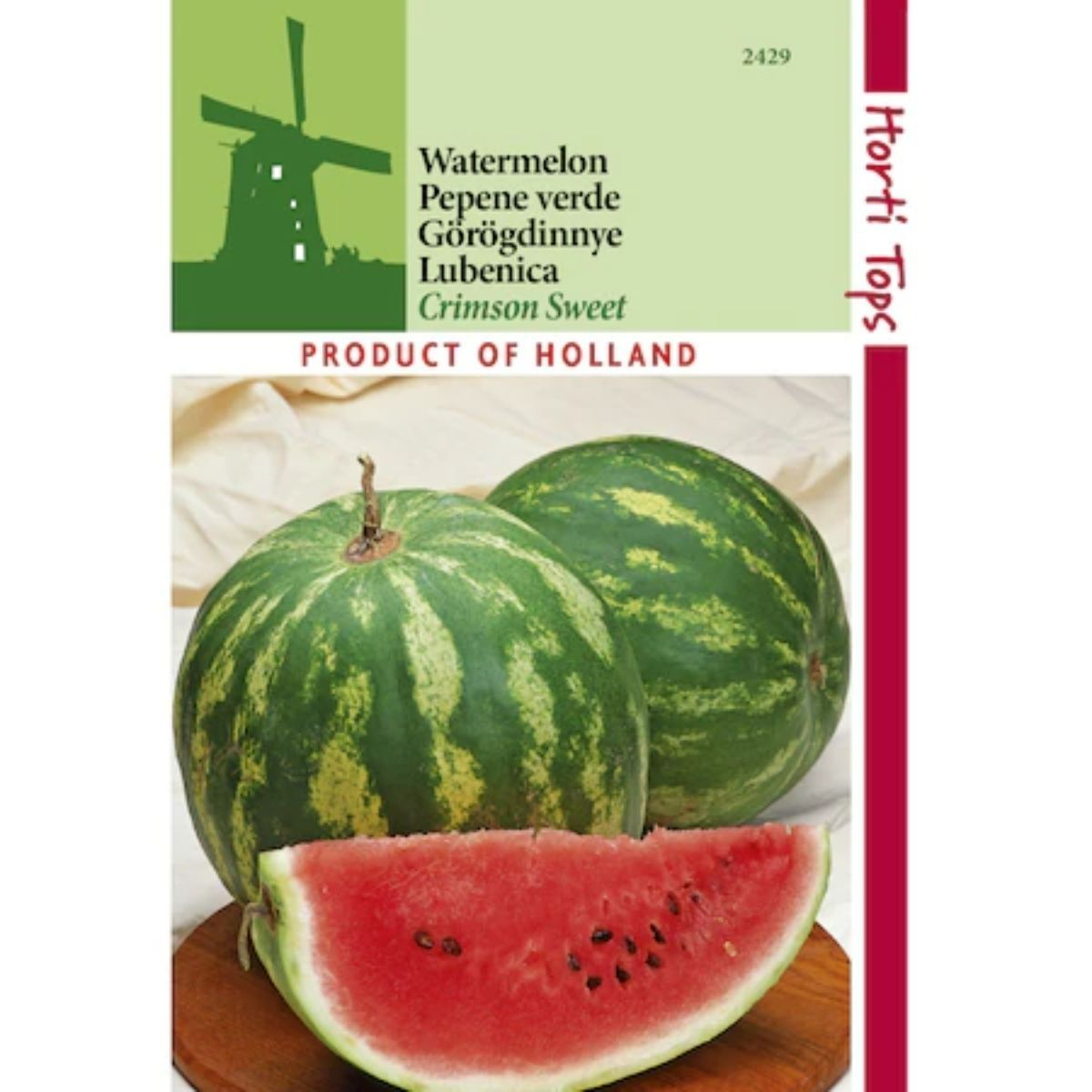 Seminte Pepeni verzi CRIMSON SWEET Horti Tops 2 g, 1, hectarul.ro